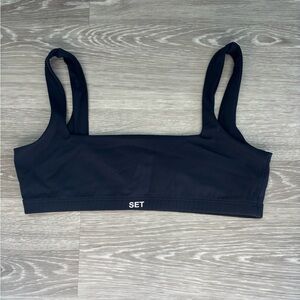 SET Active Sportbody square-neck sports bra navy large